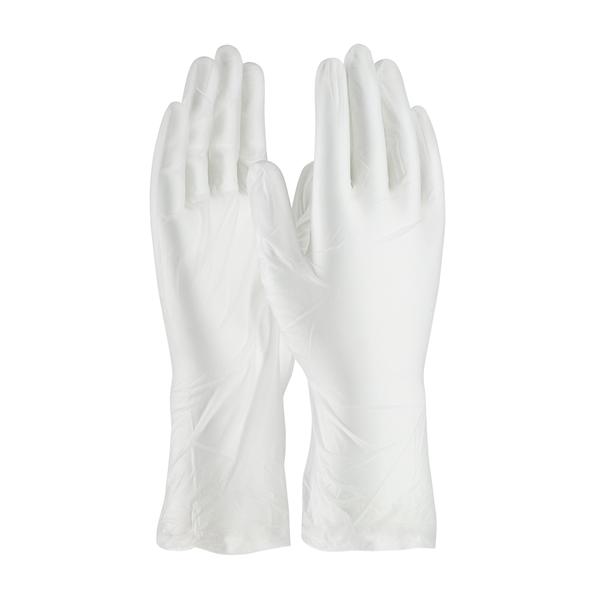 PIP Single Use Class 100 Cleanroom Vinyl Glove - 12", Clear, Medium, 10/bg - VHC12M