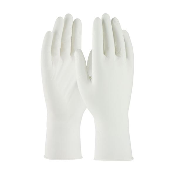 PIP Single Use Class 100 Cleanroom Nitrile Glove with Finger Textured Grip - 12", White, Medium, 10/bg - 100-333000/M