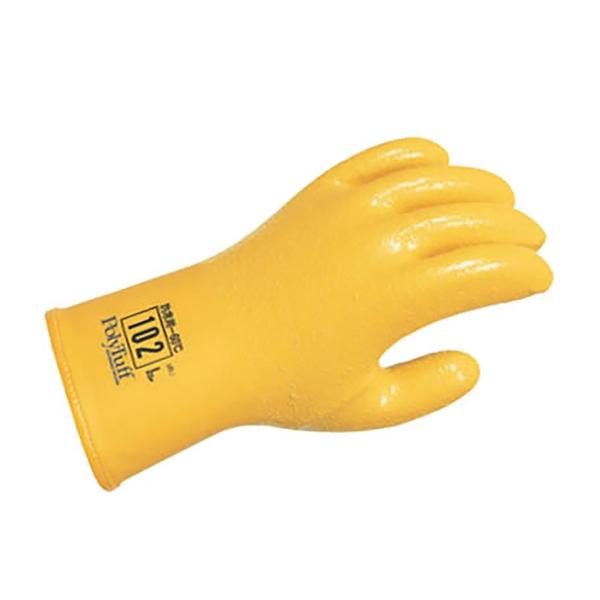 PIP Cold Handling Polyurethane Glove with Thermal Cotton Lining - 11", Yellow, Large, 1/pr - 102L