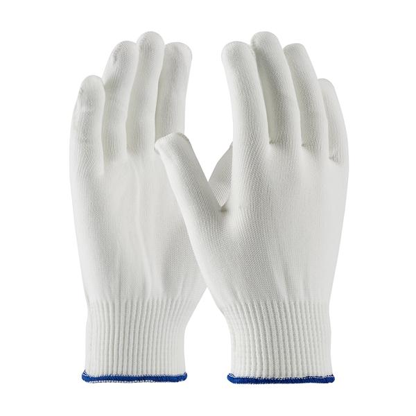 PIP Light Weight Seamless Knit Stretch Polyester Clean Environment Glove - Silicone-Free, White, Large, 288/pr - 40-230L