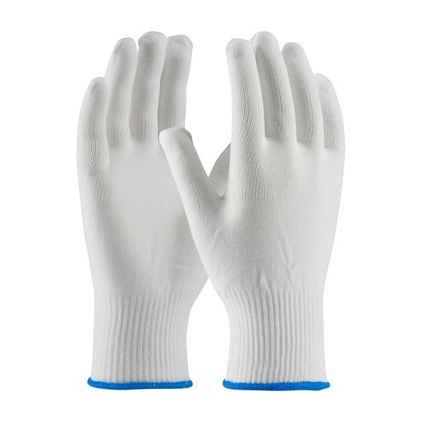 PIP Light Weight Seamless Knit Nylon Clean Environment Glove - 13 Gauge, White, Large, pk/12 - 40-730/L