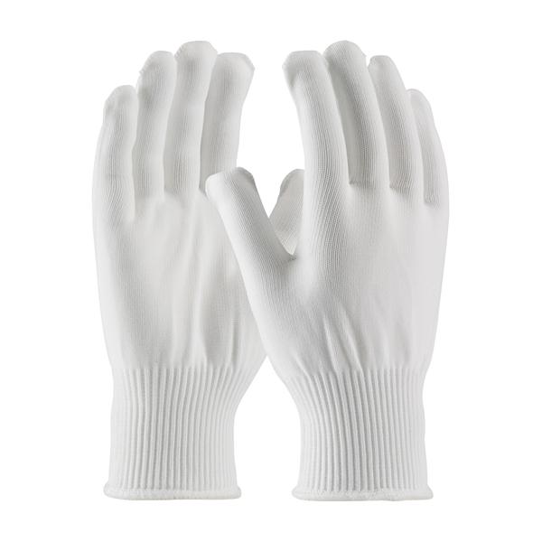 PIP Medium Weight Seamless Knit Nylon Clean Environment Glove - 10 Gauge, White, Large, 300/pr - 40-750/L
