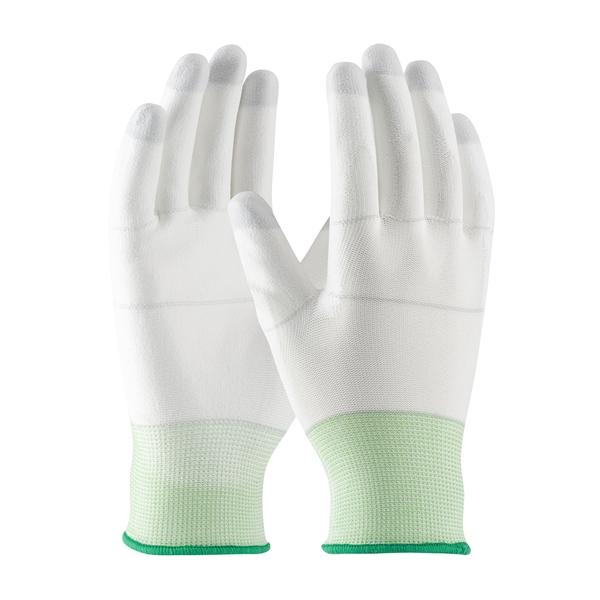 PIP Seamless Knit Nylon Clean Environment Glove with Polyurethane Coated Smooth Grip on Palm & Fingers, White, Medium, 12/Cs - 40-C125/M