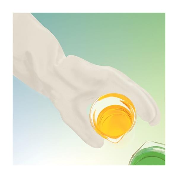 PIP 14" Chlorosulfonated Polyethylene (CSM) Glove - 15 mil, White, Large, 15/pr - 41GL