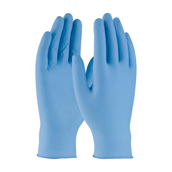 PIP Disposable Nitrile Glove, Powdered with Textured Grip - 5 mil, Blue, Medium, 1000/ea - BQP09M