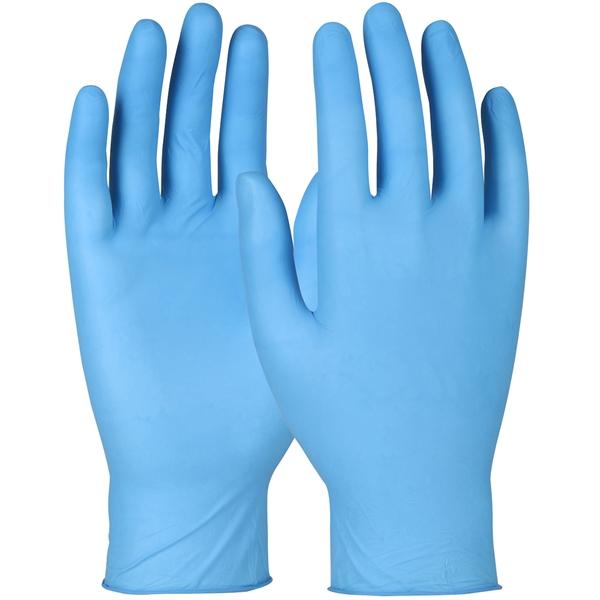 PIP Blue Qualatrile NF Nitrile Glove - Bagged, Blue, Small, 1000/ea - 84-402