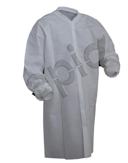 Tians Smock, MP Coated, EW, MC, No Pkt, White, ISO: 6, (30 pack) XXXX-Large - 846851-4XL