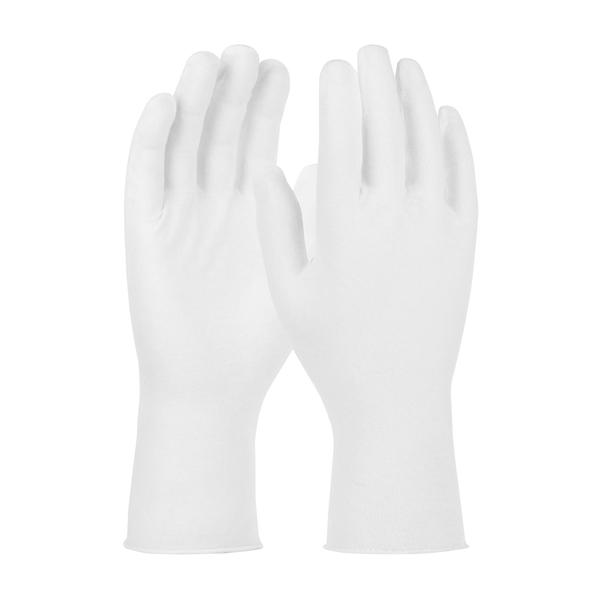 PIP Premium, Light Weight Cotton Lisle Inspection Glove with Unhemmed Cuff - 12", White, 600/pr - 97-501/12