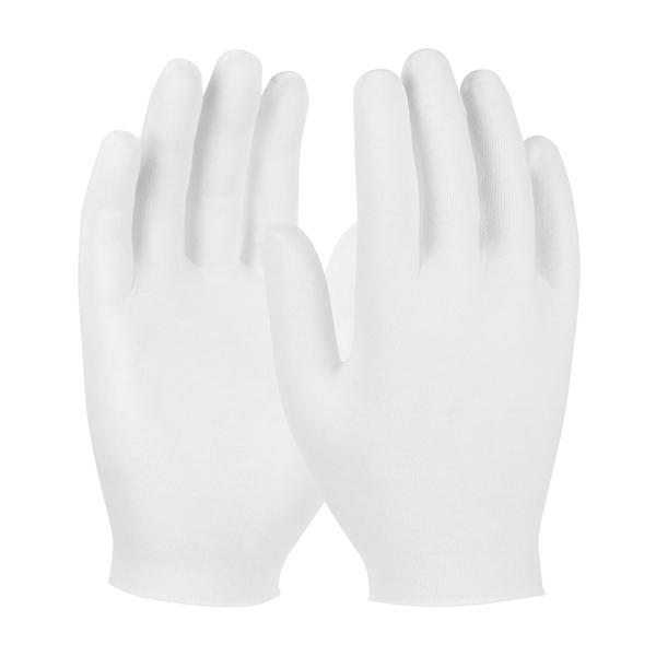 PIP Medium Weight Cotton Lisle Inspection Glove with Unhemmed Cuff - Ladies', White, 600/pr - 97-521