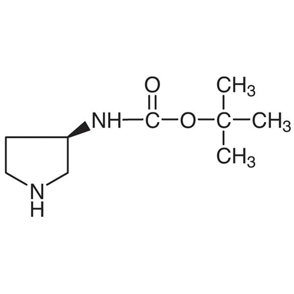 (3R)-(+)-3-(tert-Butoxycarbonylamino)pyrrolidine, 5G - A1171-5G