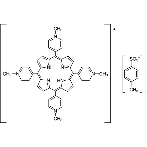 TMPyP[=alpha,beta,gamma,delta-Tetrakis(1-methylpyridinium-4-yl)porphyrin p-Toluenesulfonate][Ultra-high sensitive spectrophotometric reagent for Cu, Mg] [For the simultaneous determination of metals by HPLC], 1G - A5014-1G