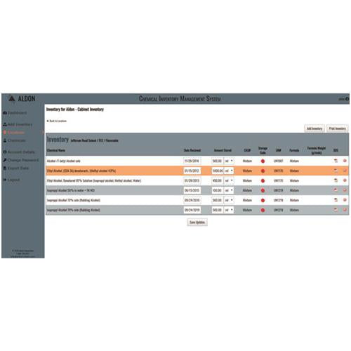 Chemical Inventory System 1 Building License -IS4805