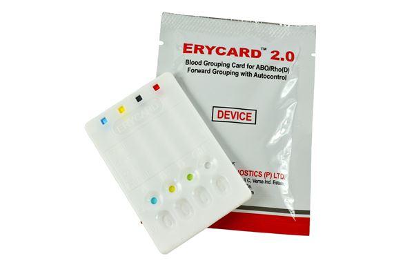 Erycard Abo/Rh Blood Typing Card Pk/24 -IS3181