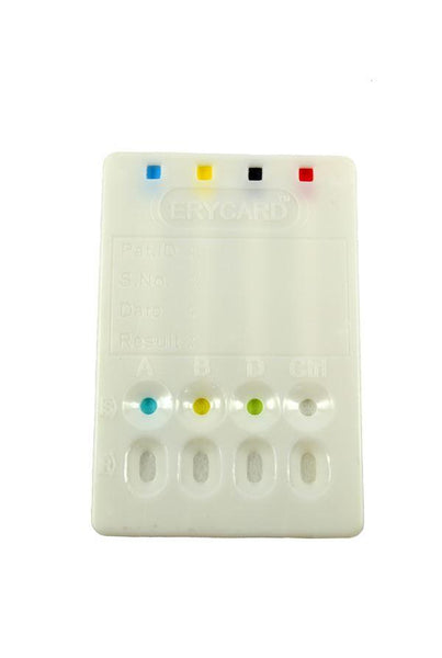 Erycard Abo Blood Typing Card Pk/24 -IS3180