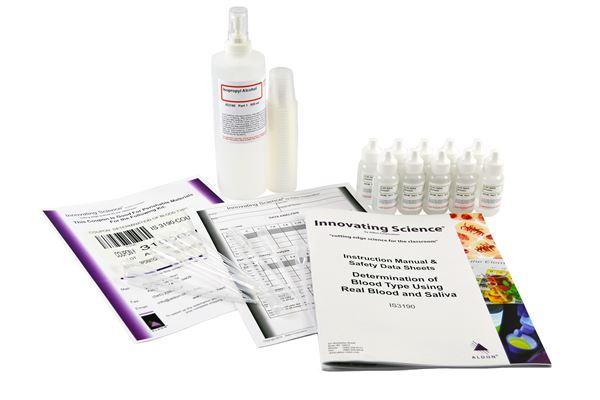 Determination Of Blood Type Using Real Blood And Saliva -IS3190
