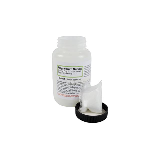 Magnesium Sulfate EZ Prep 5 Pk Makes 5 X 50ml 1.0m Solution -IS4017