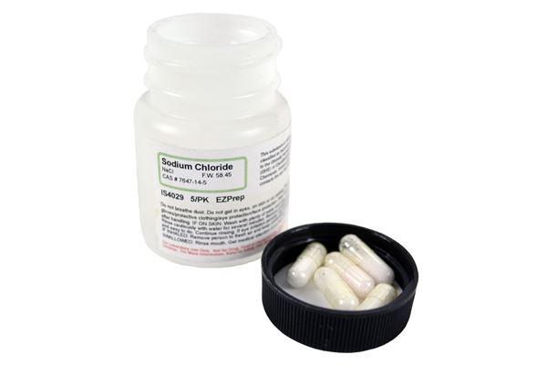 Sodium Chloride EZ Prep 5 Pk Makes 5 X 50ml 0.1m Solution -IS4029