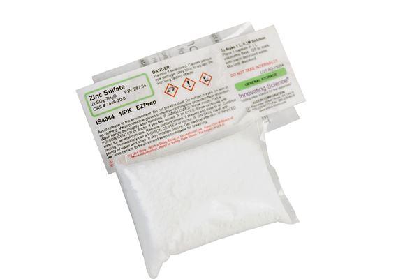 Zinc Sulfate EZ Prep 1 Pack Makes 1l 0.1m Solution -IS4044