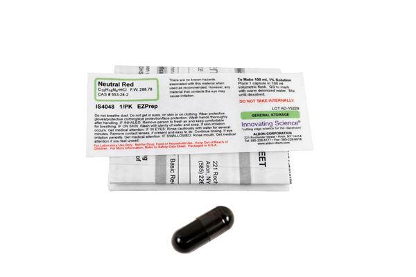 Neutral Red EZ Prep Capsule Makes 1% Solution 100ml -IS4048