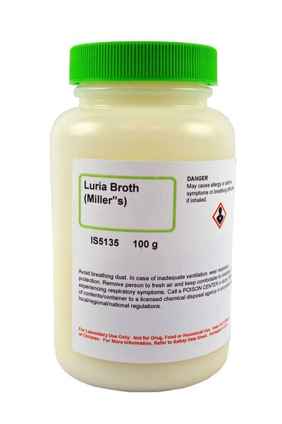 Luria Broth (Miller's), 100g 25 G/L -IS5135