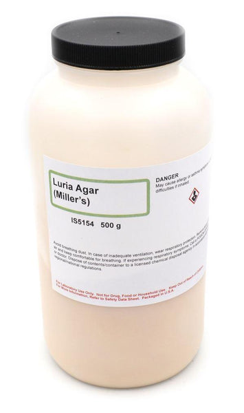 Luria Agar (Miller's), 500g 40 G/L -IS5154