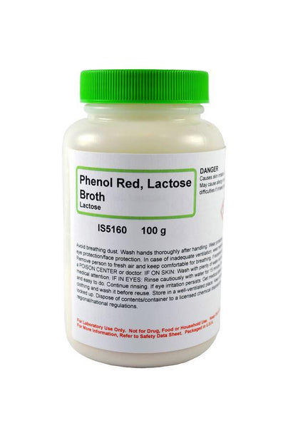Phenol Red Lactose Broth 100g 21 G/L  Mm1036-100g -IS5160