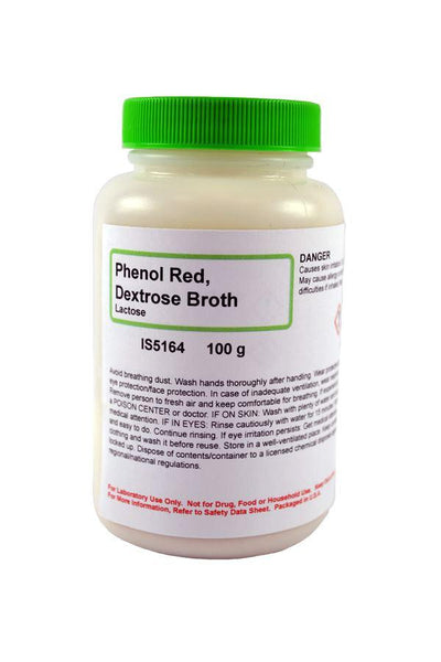 Phenol Red Dextrose Broth 100g 21 G/L Mm1038-100g -IS5164