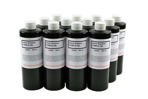 Iodine Potassium Iodide 0.05m 0.1n 500ml -IS5503-CS/12