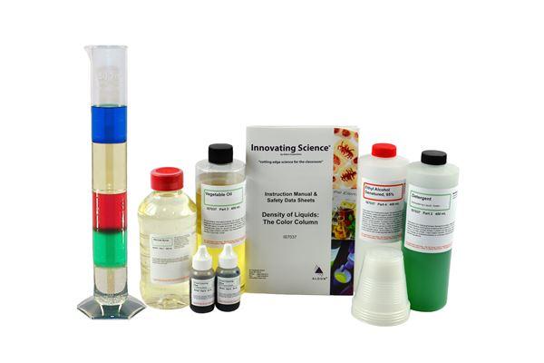 Density Of Liquids: The Color Column Demonstration Kit -IS7037