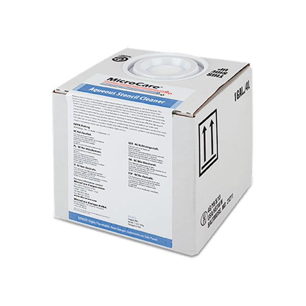MicroCare Aqueous Stencil Cleaner, 1-Gallon / 3.9 Liter Cube Container - MCC-BGAG