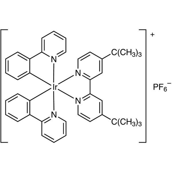 (4,4'-Di-tert-butyl-2,2'-bipyridine)bis[(2-pyridinyl)phenyl]iridium(III) Hexafluorophosphate, 200MG - D4887-200MG