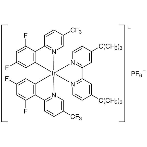 (4,4'-Di-tert-butyl-2,2'-bipyridine)bis[3,5-difluoro-2-[5-trifluoromethyl-2-pyridinyl-kappaN)phenyl-kappaC]iridium(III) Hexafluorophosphate, 200MG - D5817-200MG