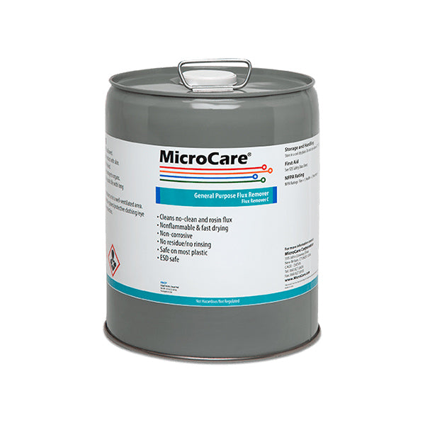 MicroCare General Purpose Flux Remover- Flux Remover C, 5-Gallon / 19 Liter Pail - MCC-FRCP