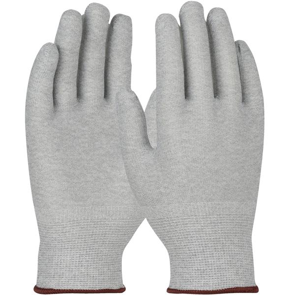 PIP Seamless Knit Nylon / Carbon Fiber Electrostatic Dissipative (ESD) Glove, Gray, Small, 120/pr - KASS