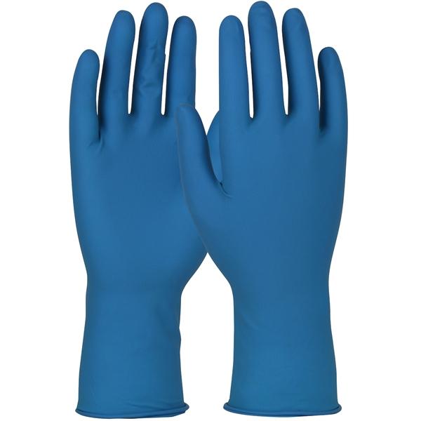 PIP Disposable Latex Exam Glove, Powder Free with Fully Textured Grip - 13 Mil, Blue, 2X-Large, 500/ea - MGHR-2X