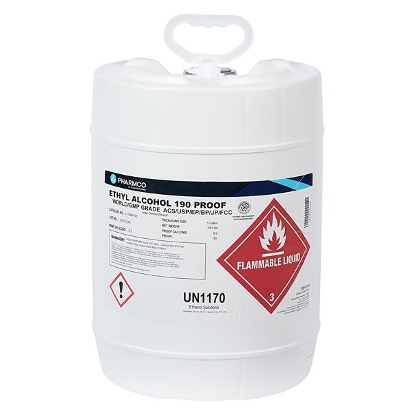 Ethanol 190 Prf, WG, 5 Ply Pl - 111GMP190PL05