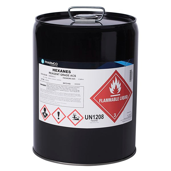 Hexanes, ACS, 5 Gl Mtl Pail - 359000ACSPL05M
