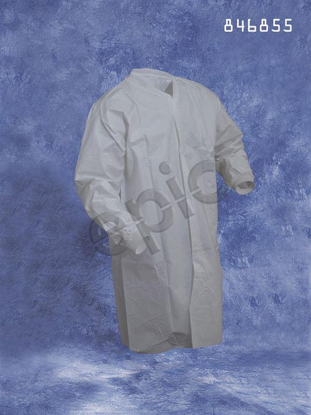 Tians Smock, MP Coated, KW, KC, Np, White, LRG, 30/Cs - 846855-L