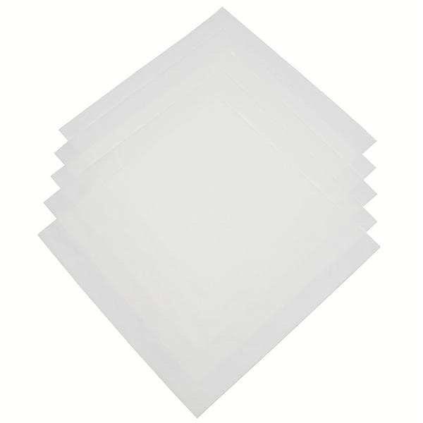PIP 9" x 9" 100% Polyester Wipe, White, 1500/Case - WIPE-9x9D